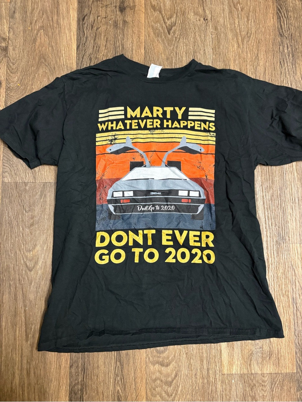Port &CompanyBackToTheFutureShirt "Marty WhateverHappensDon't EverGoTo2020"SizeL